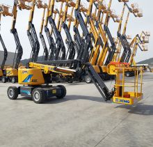 XCMG 16m small boom lift XGA16AC electric articulated boom lift platform price